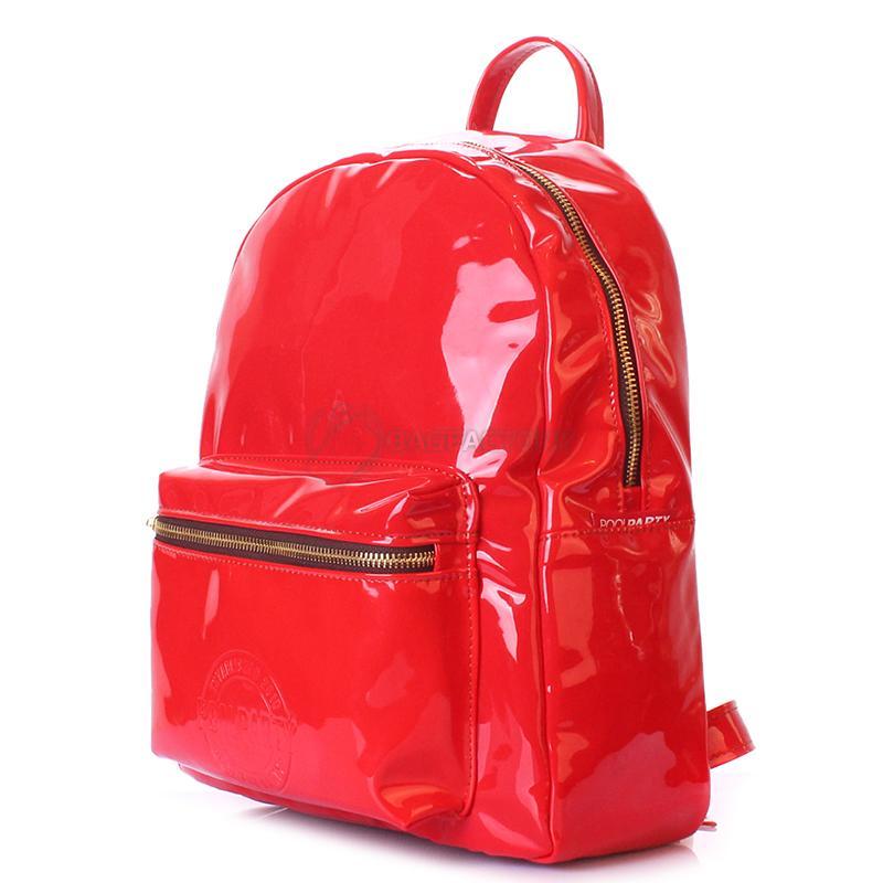 Міський жіночий рюкзак POOLPARTY Xs (xs - bckpck - lague - red)