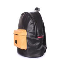 Міський жіночий рюкзак POOLPARTY (backpack - pu - black - orange)