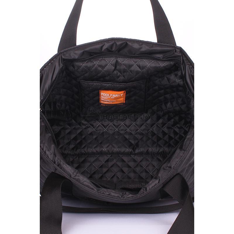 Стьобана жіноча сумка POOLPARTY Air (air - black)