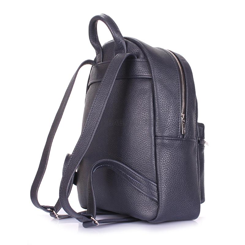 Міський шкіряний рюкзак POOLPARTY Xs (xs - bckpck - leather - blue)