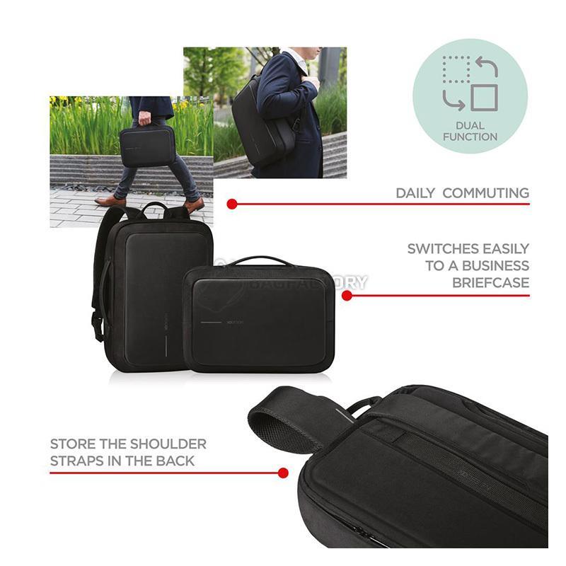 Міський рюкзак XD Design Bobby Bizz Анти-злодій 15,6'' 10 л Black (P705.571)