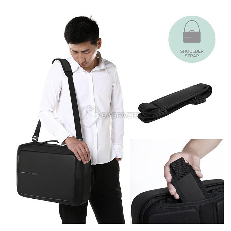 Міський рюкзак XD Design Bobby Bizz Анти-злодій 15,6'' 10 л Black (P705.571)