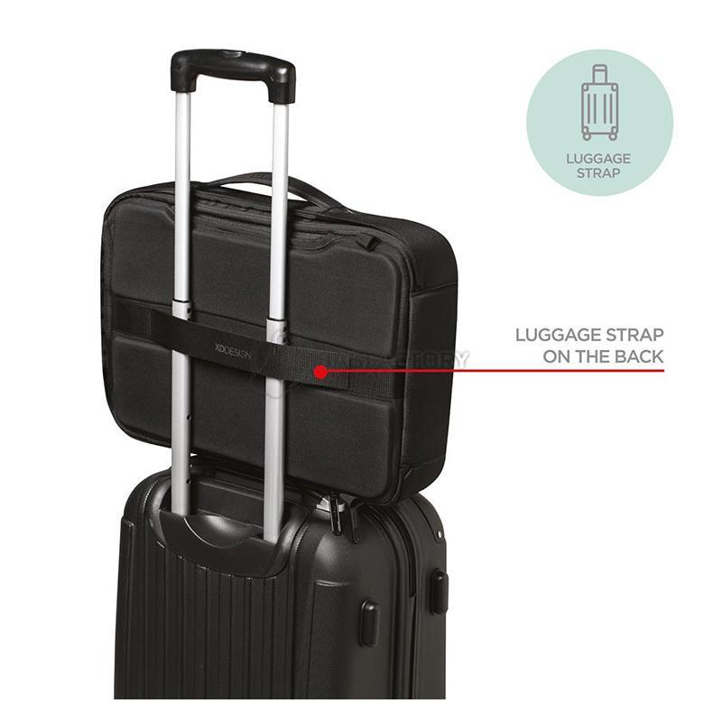 Міський рюкзак XD Design Bobby Bizz Анти-злодій 15,6'' 10 л Black (P705.571)