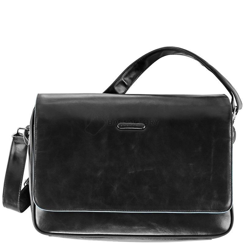 Чоловіча сумка Piquadro BL SQUARE Black наплічна велика (CA1805B2_N)