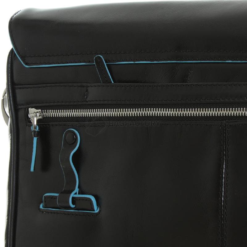 Чоловіча сумка Piquadro BL SQUARE Black наплічна велика (CA1805B2_N)