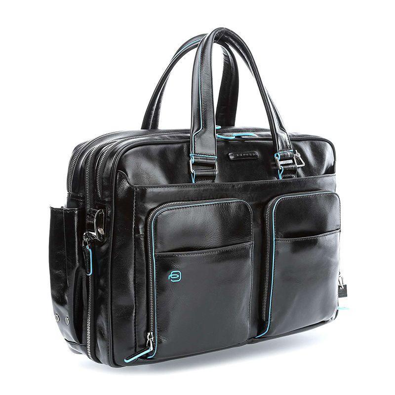 Чоловіча сумка Piquadro BL SQUARE Black з відділ. д/ноутбука 15