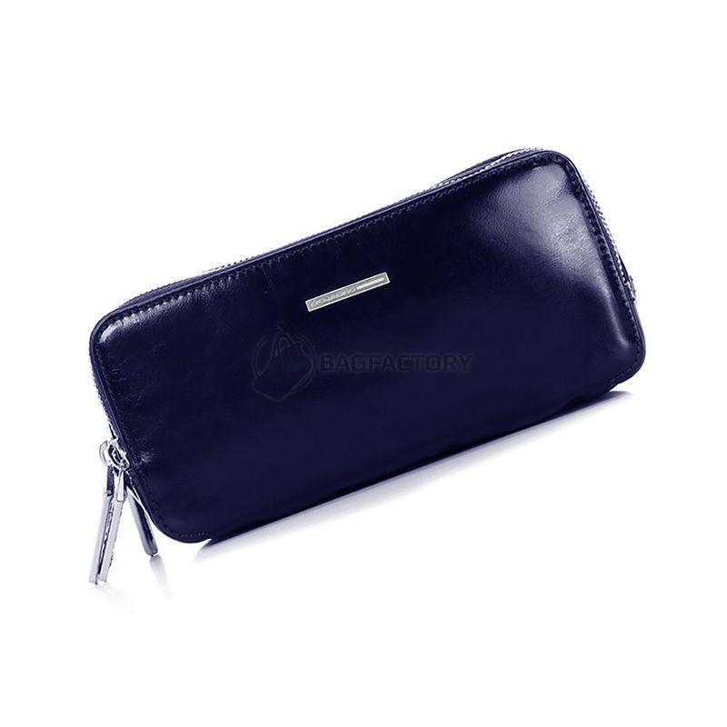 Барсетка Piquadro BL SQUARE N.Blue на 3 відділ. з блискавкою на ремені (AC2141B2_BLU2)