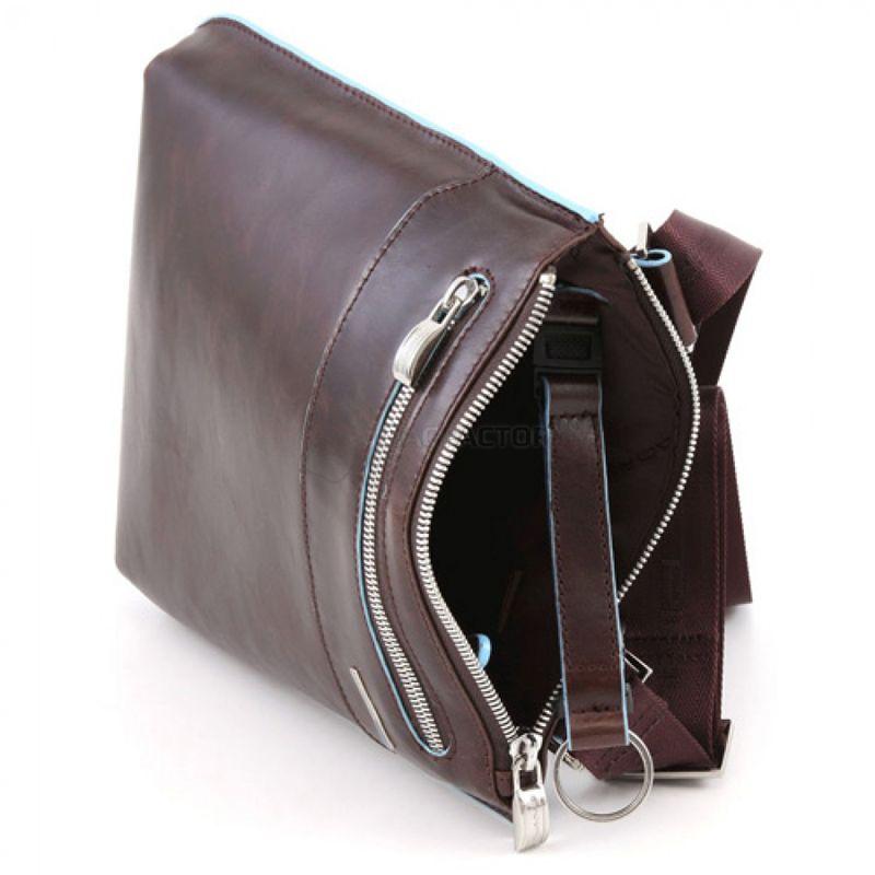 Чоловіча сумка Piquadro BL SQUARE Cognac з 1 відділ. на ремені (CA1358B2_MO)