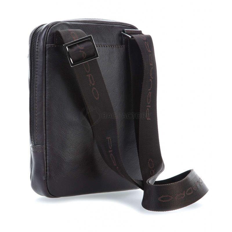Чоловіча сумка Piquadro BK SQUARE D.Brown з відділ. для iPad mini на ремені (CA3084B3_TM)