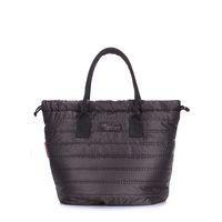 Жіноча стьобана сумка на шнурку POOLPARTY Muffin (muffin - black)