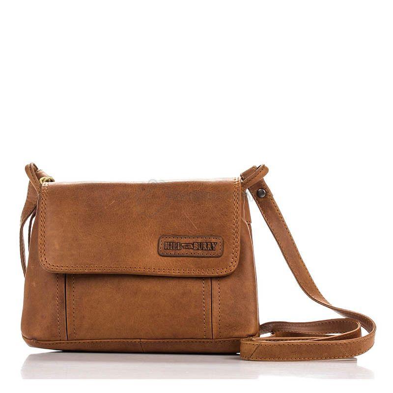 Жіноча шкіряна сумка HILL BURRY Коричневий (3182_brown)