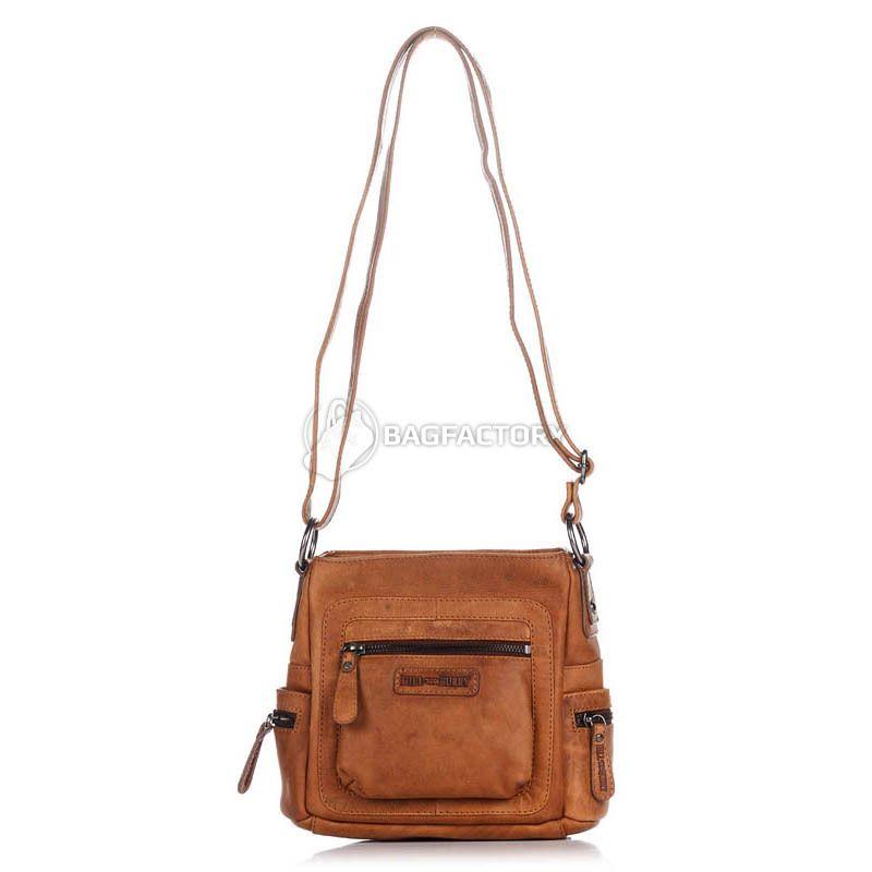 Чоловіча шкіряна сумка HILL BURRY Коричневий (3345_brown)