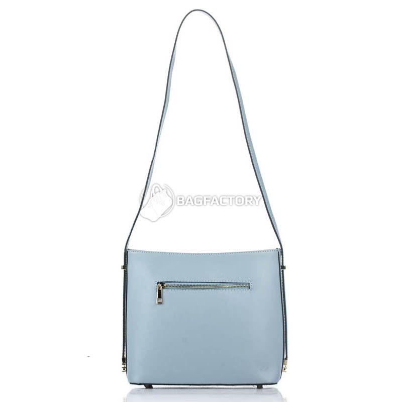 Жіноча шкіряна сумка Amelie Pelletteria Блакитний (8619_sky)