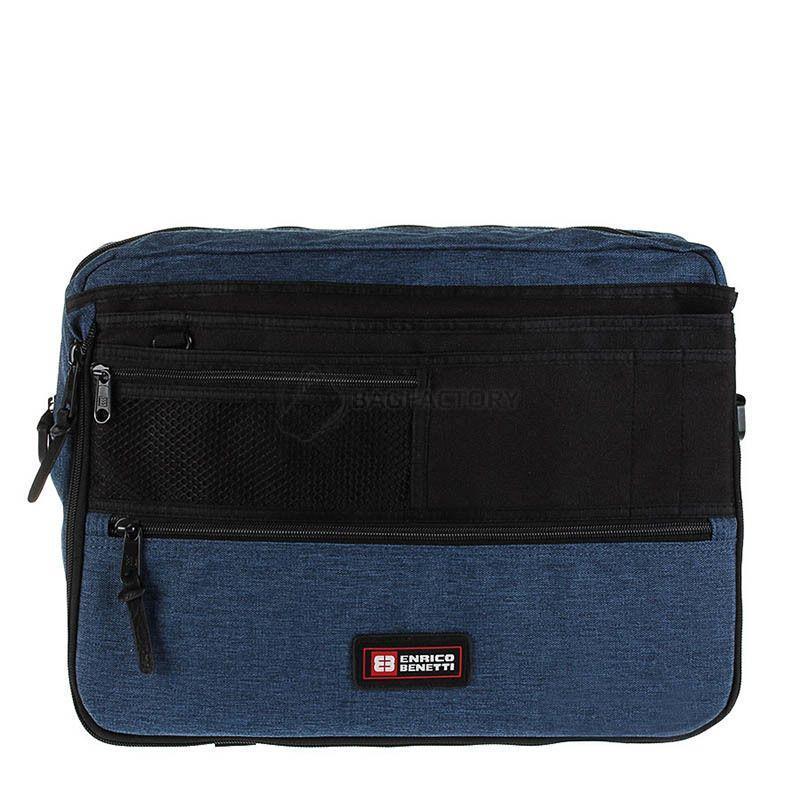 Портфель чоловічої Enrico Benetti MONTEVIDEO Jeans А4 з 1 відділ. (Eb54548 030)
