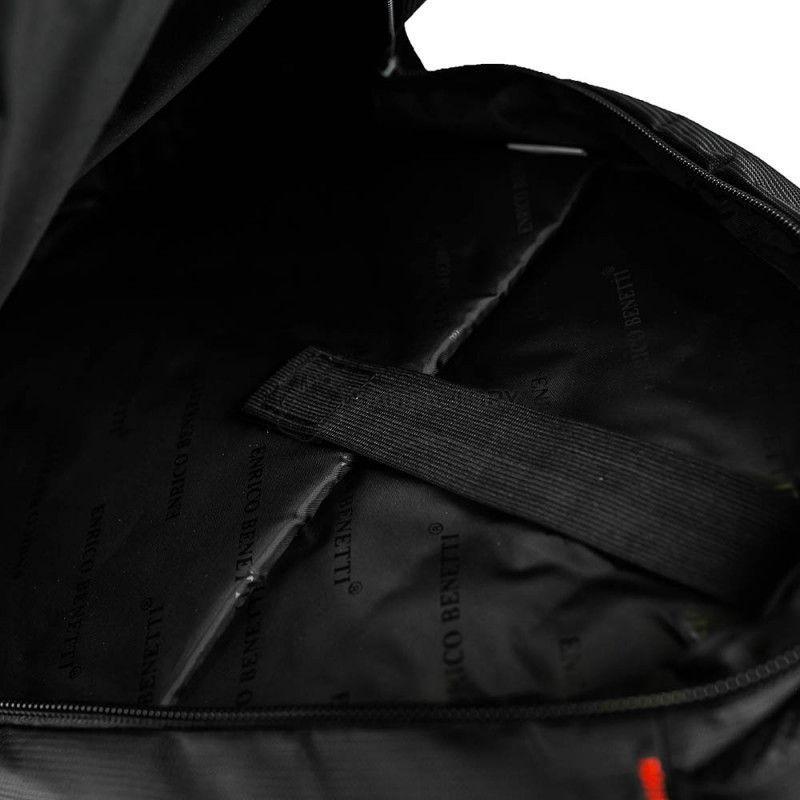 Міський рюкзак Enrico Benetti VALLADOLID Black - Sky Blue для ноутбука 17