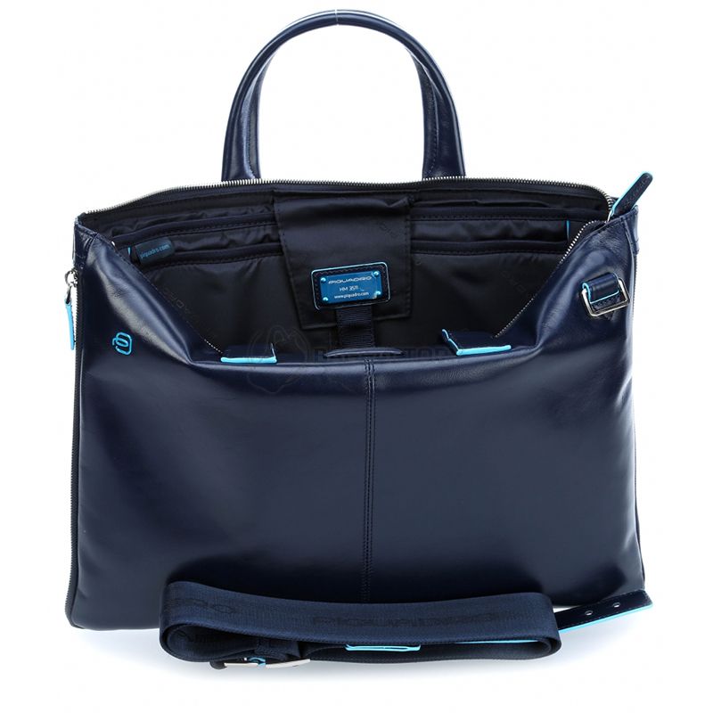 Сумка для ноутбука Piquadro BL SQUARE N.Blue з відділ. 15,6