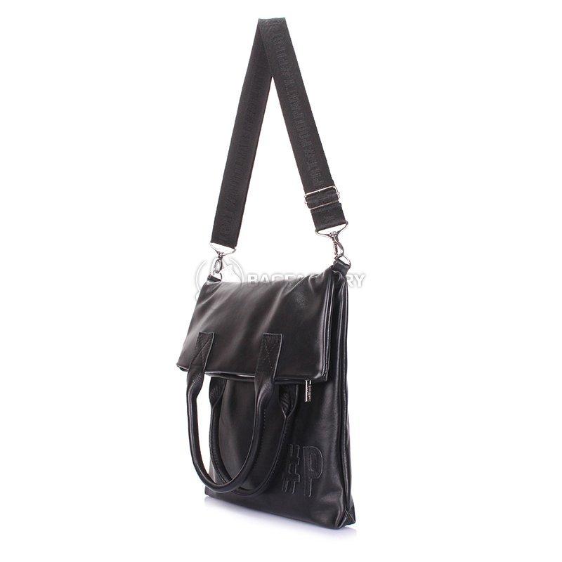 Чоловіча шкіряна сумка POOLPARTY Ultimate Чорний (ultimate)