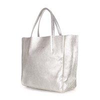 Жіноча шкіряна сумка POOLPARTY Soho (poolparty - soho - silver)