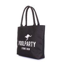 Жіноча коттонова сумка POOLPARTY (pool - 9 - oxford - black)