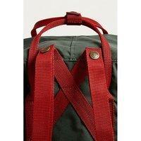 Міський рюкзак Fjallraven Kanken Forest Green - Ox Red 16л (23510.660-326)