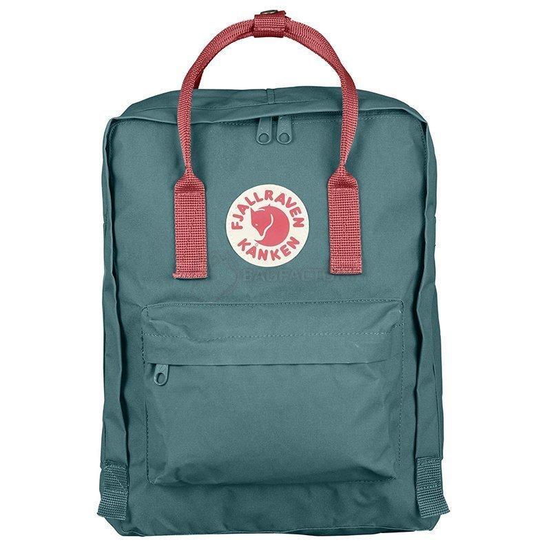 Міський рюкзак Fjallraven Kanken Frost Green - Peach Pink 16л (23510.664-319)