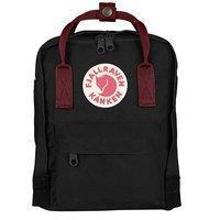 Міський рюкзак Fjallraven Kanken Mini Black - Ox Red 7л (23561.550-326)