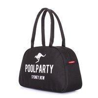 Міська сумка-саквояж POOLPARTY Чорний (pool - 16 - oxford - black)