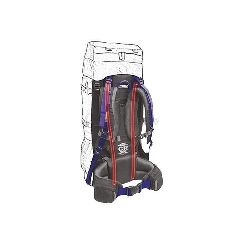 Туристичний рюкзак Terra Incognita Titan 80л Помаранчевий/Сірий (4823081503613)