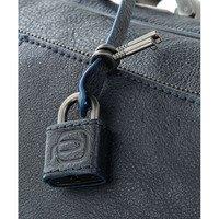 Чоловіча шкіряна сумка Piquadro B2S Blue для документів з відділ. д/ноут14