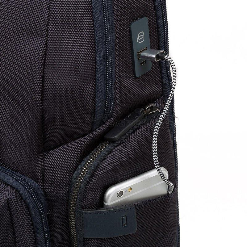 Міський рюкзак Piquadro BAGMOTIC Black ноут15.6