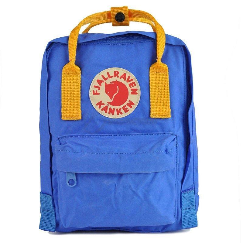Міський рюкзак Fjallraven Kanken Mini Un Blue - Warm Yellow 7л (23561.525-141)