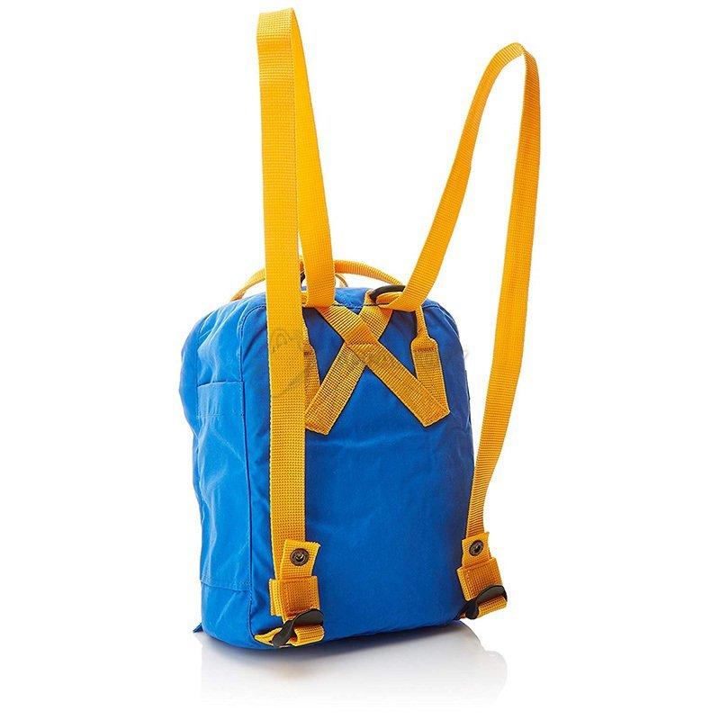 Міський рюкзак Fjallraven Kanken Mini Un Blue - Warm Yellow 7л (23561.525-141)