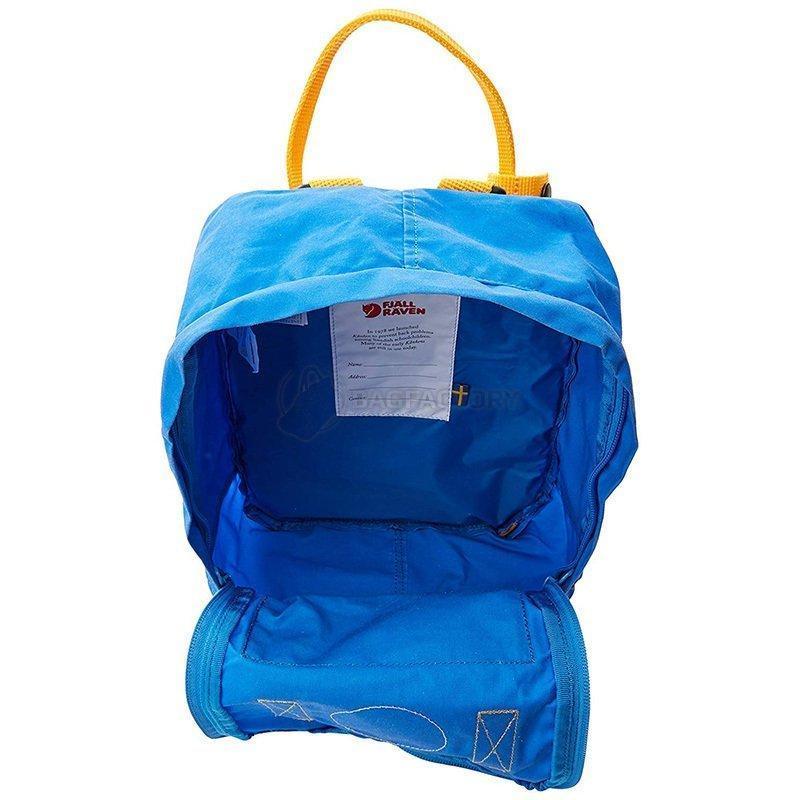 Міський рюкзак Fjallraven Kanken Mini Un Blue - Warm Yellow 7л (23561.525-141)