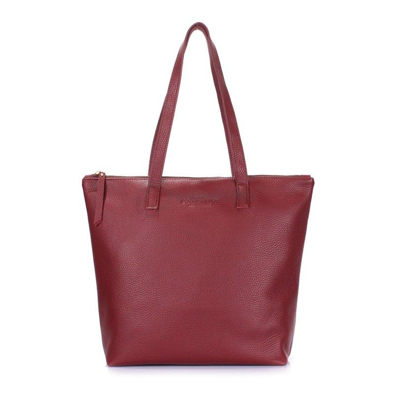 Жіноча шкіряна сумка POOLPARTY Secret (secret - marsala)