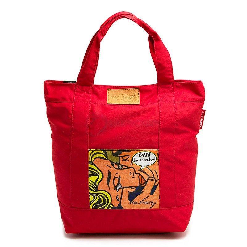 Жіноча коттоновая сумка POOLPARTY (pool - superbag)