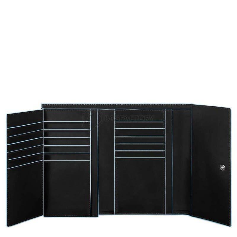 Портмоне Piquadro BL SQUARE Black з відділ. для 24 кред.карт з RFID захистом (PD4152B2R_N)