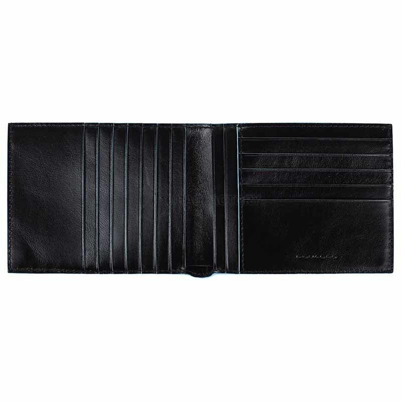 Портмоне Piquadro BL SQUARE Black з відділ. для 12 кред.карт з RFID захистом (PU1241B2R_N)