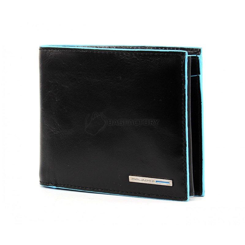 Портмоне Piquadro BL SQUARE Black з відділ. для монет і 11 кред.карт (PU3436B2_N)
