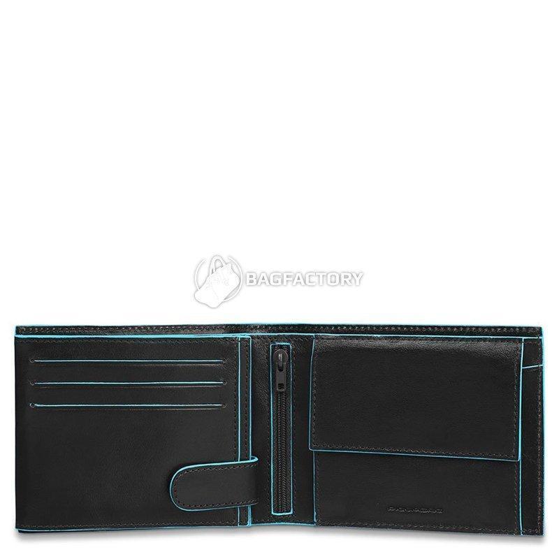 Портмоне Piquadro BL SQUARE Black з відділ. для монет і 11 кред.карт (PU3436B2_N)