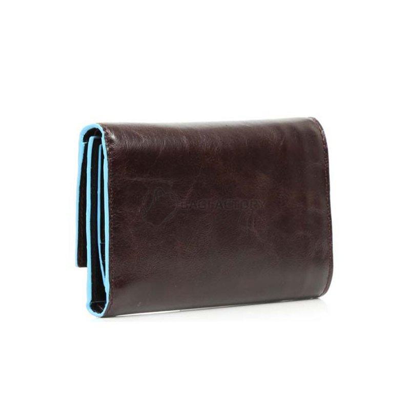 Портмоне Piquadro BL SQUARE Cognac жіноче з відділ. д/монет (PD1853B2_MO)