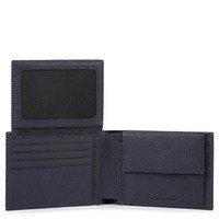 Портмоне Piquadro BK SQUARE Blue з відділ. для док. з RFID захистом (PU1392B3R_BLU)