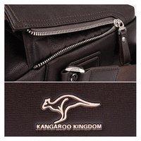 Чоловіча наплічна сумка-планшет Kangaroo Темно-коричневий (7171-01)