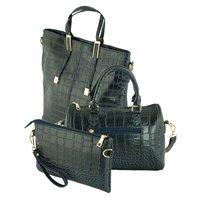 Комплект жіночих сумок TRAUM Темно-синій 3 предмети (7228-05)