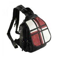 Міський рюкзак TRAUM Чорний з червоним 4л (7235-16)