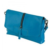 Жіноча шкіряна сумка TRAUM Блакитний (7312-07)