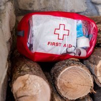 Органайзер Exped CLEAR CUBE FIRST AID M Red (018.0343)