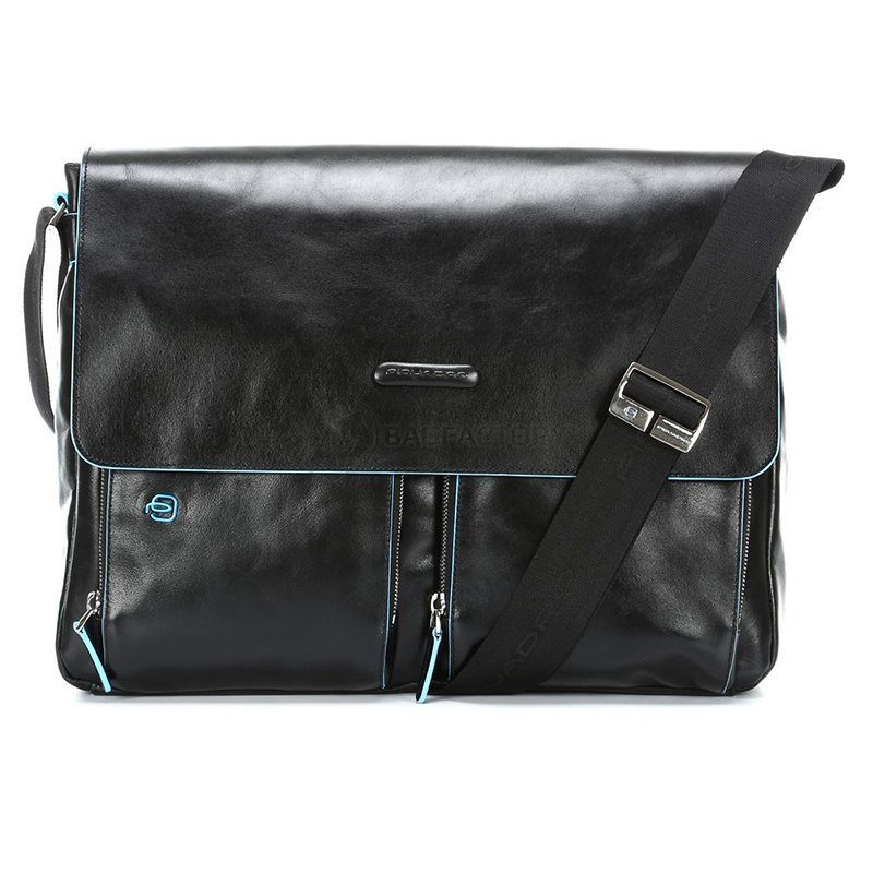 Чоловіча сумка Piquadro BL SQUARE Black з відділ. д/ноут15