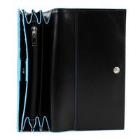 Портмоне Piquadro BL SQUARE Black з 3 відділ. і RFID захистом (PD4529B2R_N)