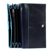 Портмоне Piquadro BL SQUARE N.Blue з 3 відділ. і RFID захистом (PD4529B2R_BLU2)