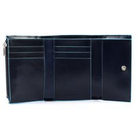 Портмоне Piquadro BL SQUARE N.Blue з відділ. для монет на блискавці з RFID захистом (PD4571B2R_BLU2)